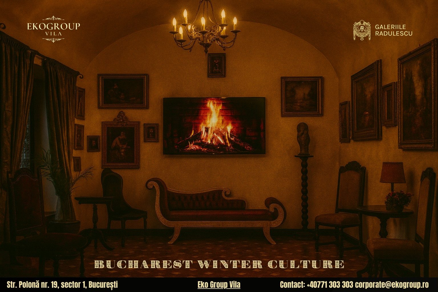 Obiceiuri de iarnă în Bucureștiul regal: o evocare magică prin expoziția Crăciunul anilor ’30 la Eko Group Vila